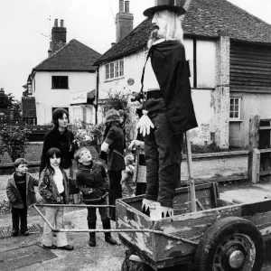 A Seven Foot Guy Print, Brockham Village Green 1972