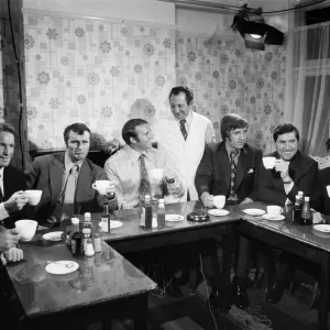 West Ham Legends Reunite Over Tea, 1971 Print