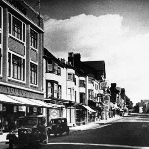 Sevenoaks High Street, Kent. Circa 1925