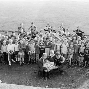 Seventy-six boys, from the age of six to 12, received badges after completing a four-week Seventy-six boys, from the age of six to 12, received badges after completing a four-week
