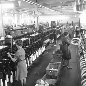 Sewing Thread Manufacturing Print, Nottingham 1965 Sewing Thread Manufacturing Print, Nottingham 1965