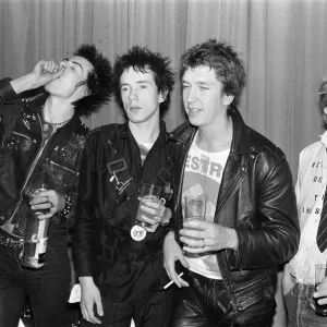 The Sex Pistols. 10th March 1977. London. There are back again - The Sex Pistols. 10th March 1977. London. There are back again -