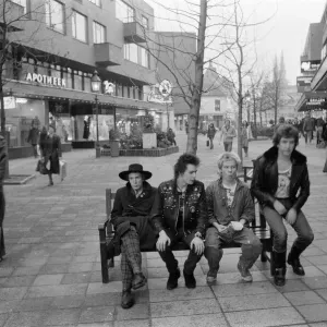 The Sex Pistols in Eindhoven, Holland. Johnny Rotten, Sid Vicious, Steve Jones The Sex Pistols in Eindhoven, Holland. Johnny Rotten, Sid Vicious, Steve Jones