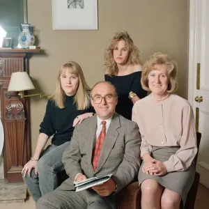 Shadow Chancellor of the Exchequer John Smith MP at home in Edinburgh with his family Shadow Chancellor of the Exchequer John Smith MP at home in Edinburgh with his family