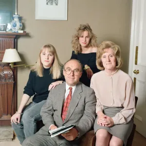 Shadow Chancellor of the Exchequer John Smith MP at home in Edinburgh with his family Shadow Chancellor of the Exchequer John Smith MP at home in Edinburgh with his family