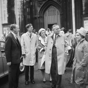 Shadow Foreign Secretary Harold Wilson pictured with wife Mary Wilson Shadow Foreign Secretary Harold Wilson pictured with wife Mary Wilson
