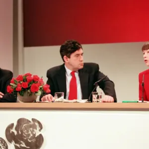 Shadow Home Secretary Jack Straw, Shadow Chancellor of the Exchequer Gordon Brown Shadow Home Secretary Jack Straw, Shadow Chancellor of the Exchequer Gordon Brown