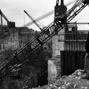 The Shaft at Leys Power Station Print, 1958 The Shaft at Leys Power Station Print, 1958