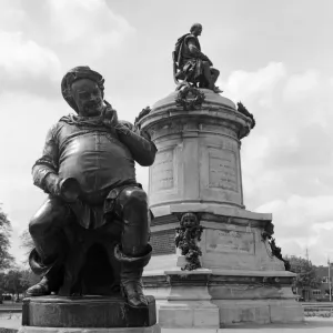 Falstaff at Bancroft Gardens Print, Stratford-upon-Avon