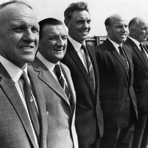 Bill Shankly and his backroom staff print, 1971 Bill Shankly and his backroom staff print, 1971