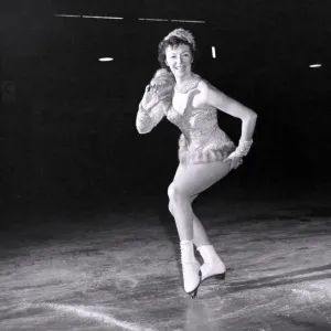 These shapely legs are insured for £10, 000. On them Pat Gregory has skated her way These shapely legs are insured for £10, 000. On them Pat Gregory has skated her way