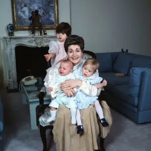 Sharon Osbourne with Children Print, Circa 1986 Sharon Osbourne with Children Print, Circa 1986