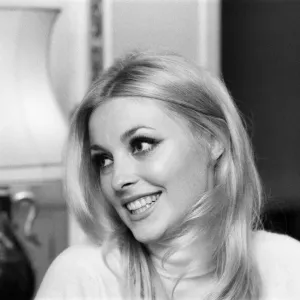 Sharon Tate, Actress and Model, aged 22 years old, pictured at her apartment in Belgravia Sharon Tate, Actress and Model, aged 22 years old, pictured at her apartment in Belgravia
