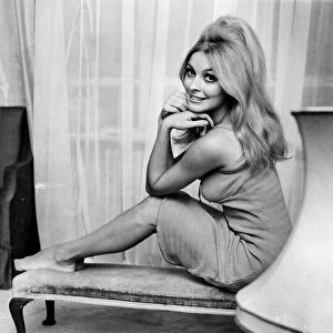 Sharon Tate Sept 1965, 22 years old American actress who landed a part in the new MGM
