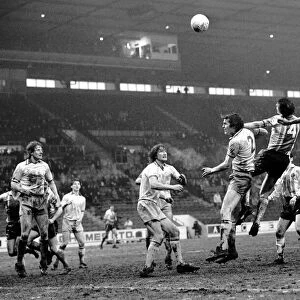Sheffield United 2 v. Huddersfield 2. Division Three Football. February 1981 MF01-38-021