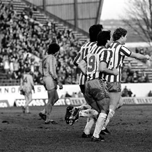 Sheffield Wednesday 3 v. Oldham 0. Division One Football. February 1981 MF01-31-009