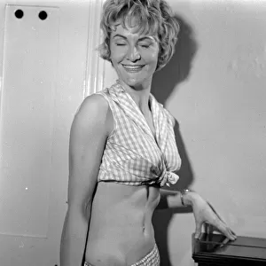 Sheila Hancock April 1961 Actress in bikini