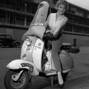 Sheila Hancock April 1961 Actress Scooter A©Mirrorpix Sheila Hancock April 1961 Actress Scooter A©Mirrorpix
