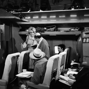 Sheila Hancock on BBC Studios Print 21st February 1965 Sheila Hancock on BBC Studios Print 21st February 1965