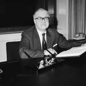 Shell Oil Chairman Mr McFadzian. 22nd February 1972