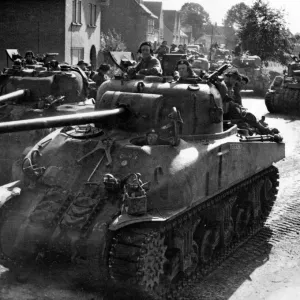1944 Sherman Firefly Print, Gemert Holland