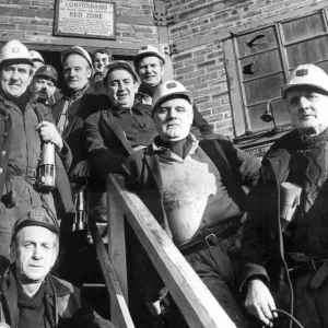 The Last Shift at Burradon Colliery Print, 1975 The Last Shift at Burradon Colliery Print, 1975