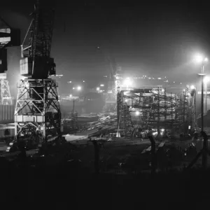Shipbuilding Yard, Sunderland, 1st November 1971 Shipbuilding Yard, Sunderland, 1st November 1971