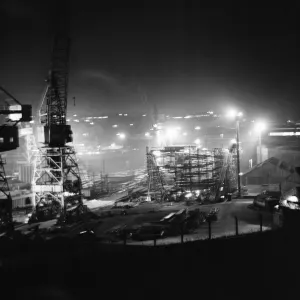 Shipbuilding Yard, Sunderland, 1st November 1971 Shipbuilding Yard, Sunderland, 1st November 1971