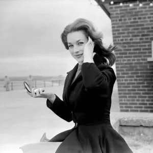 Shirley Anne Field on Location at Morecambe, 1959 Print Shirley Anne Field on Location at Morecambe, 1959 Print