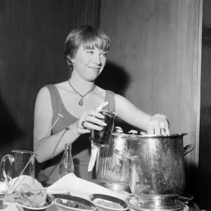 Shirley MacLaine at Claridges Hotel Print, 1960