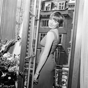 Shirley MacLaine, pictured in her room at Claridges Hotel in London