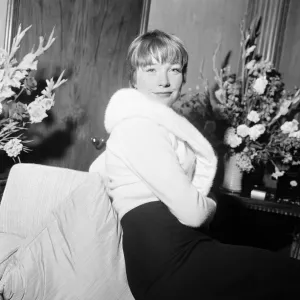 Shirley MacLaine, pictured in her room at Claridges Hotel in London