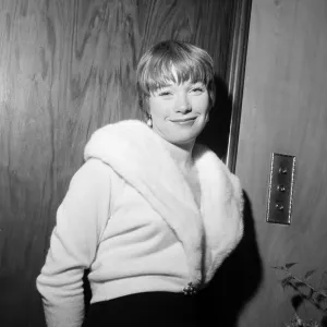 Shirley MacLaine, pictured in her room at Claridges Hotel in London