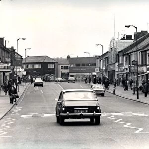 Shop in Ashington town centre pictured on the 20th April 1976