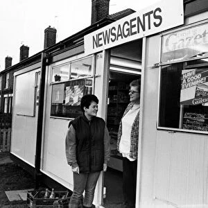 Shop assistants Sheila Daveney, right, and Lorraine Turner