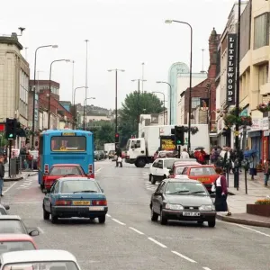 Gateshead High Street Shopkeeper Dispute Print 1998 Gateshead High Street Shopkeeper Dispute Print 1998