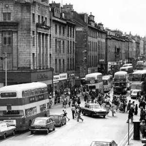 Aberdeen Union Street Shoppers 1973 Print