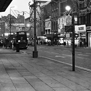 Shopping scene in Liverpool, Merseyside. 29th December 1970