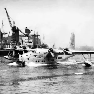 The Short S. 45 Solent 2 the last of the large flying boats flown by BOAC on overseas The Short S. 45 Solent 2 the last of the large flying boats flown by BOAC on overseas