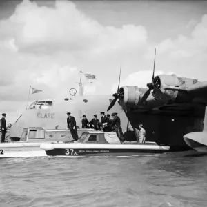 BOAC Shorts S30 Empire Flying Boat Print, Poole 1940 BOAC Shorts S30 Empire Flying Boat Print, Poole 1940