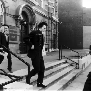 Sid Vicious and Nancy at Marylebone Magistrates Court Print Sid Vicious and Nancy at Marylebone Magistrates Court Print