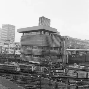Signal Box, New Street Station, Birmingham, 3rd October 1983