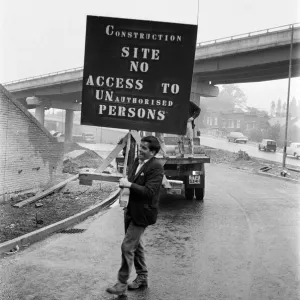 Gravelly Hill Interchange Motorway Access Control Print 1971 Gravelly Hill Interchange Motorway Access Control Print 1971