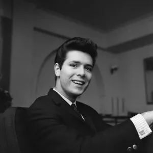 Singer and actor Cliff Richard. January 1963 Singer and actor Cliff Richard. January 1963