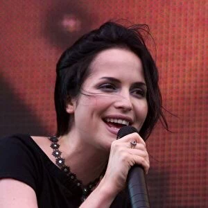 Singer Andrea Corr at the Party in the Park July 1999 at Hyde Park for the Princes Trust