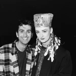 Print of Boy George at Wembley Concert, 1984