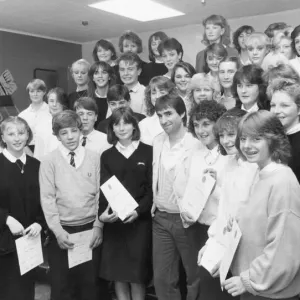 Chris de Burgh at Heathfield Senior High School Print 1986 Chris de Burgh at Heathfield Senior High School Print 1986
