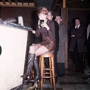 Singer Cilla Black Drinking Beer 1966 brochure