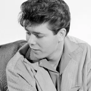 Singer Cliff Richard seen here in the Reveille studio Circa 1959 Singer Cliff Richard seen here in the Reveille studio Circa 1959