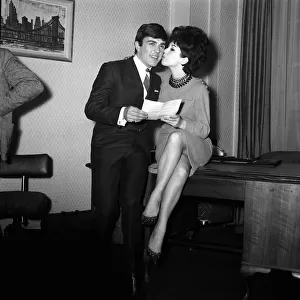 Singer Dave Clarke with British female singer Susan Maughan. 16th December 1963
